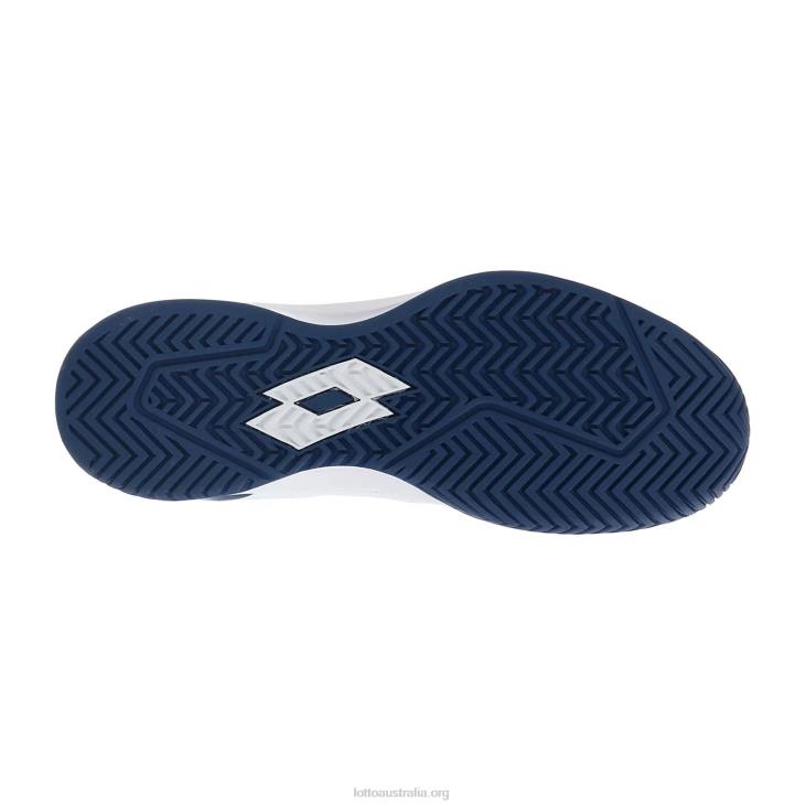 Men Lotto 204N138 All White/Dark Denim/Light Atlantic Mirage 600 Alr
