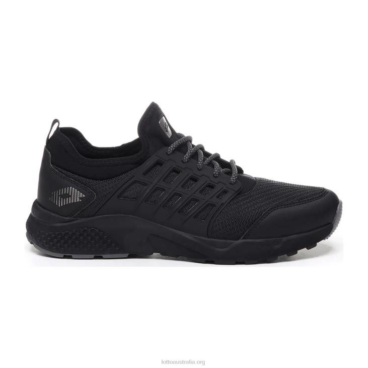 Men Lotto 204N242 All Black/Gravity Titan/Cool Gray 11C Breeze Free IV
