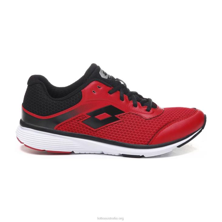 Men Lotto 204N244 Hug Red/All Black Speedride 400 III