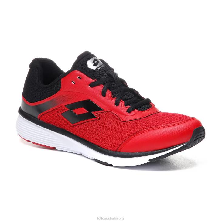 Men Lotto 204N244 Hug Red/All Black Speedride 400 III