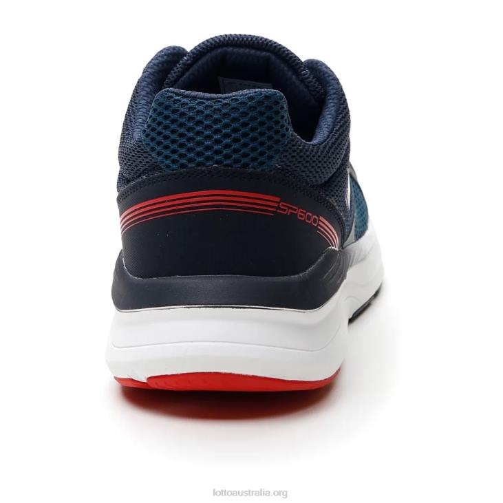 Men Lotto 204N252 Ocean Blue/Blue Coral Speedride 600 Xi