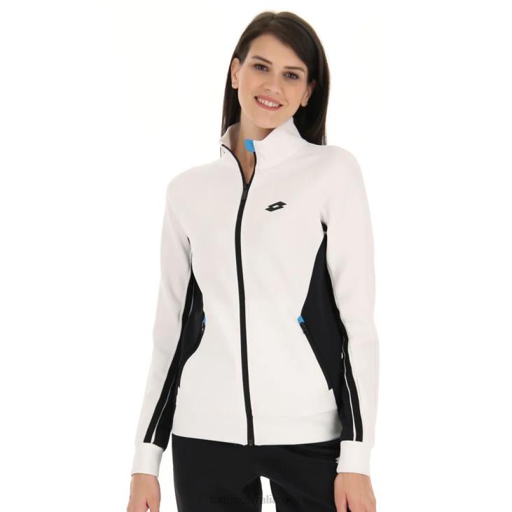 Women Lotto 204N1368 Bright White/All Black Squadra Jacket