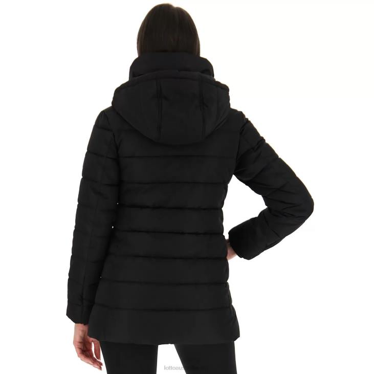 Women Lotto 204N964 All Black Lungo Corvara W III Pad Pl