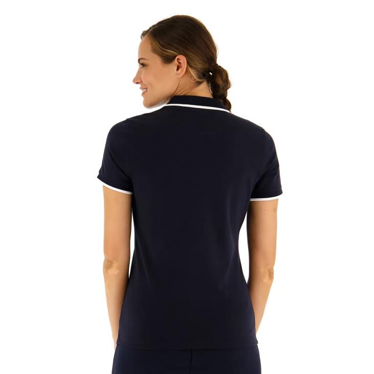 Women Lotto 204N967 Navy Blue/Bright White Polo Classica W Stc Pq