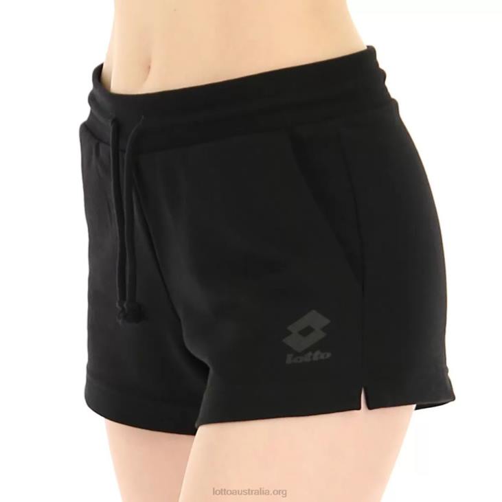 Women Lotto 204N1018 All Black Smart W III Short