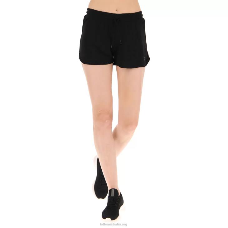 Women Lotto 204N1024 All Black Msp W Short