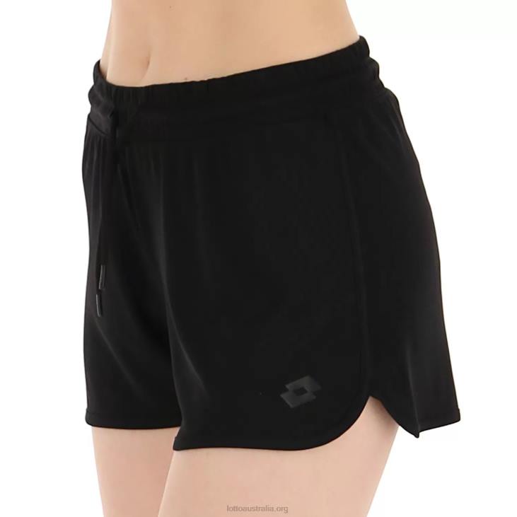 Women Lotto 204N1024 All Black Msp W Short