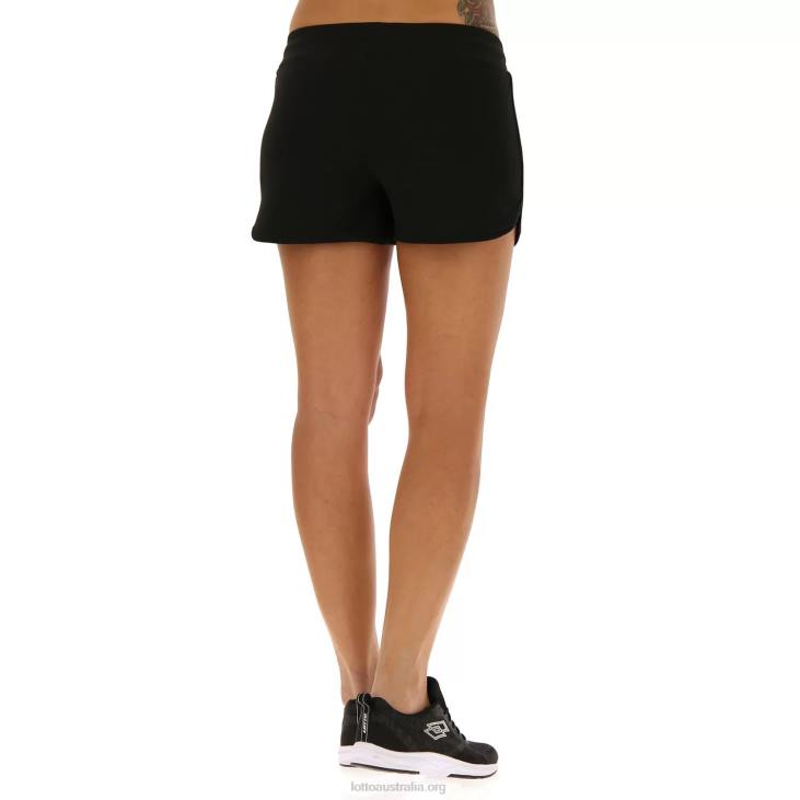 Women Lotto 204N1025 All Black Short Venezia W Pl