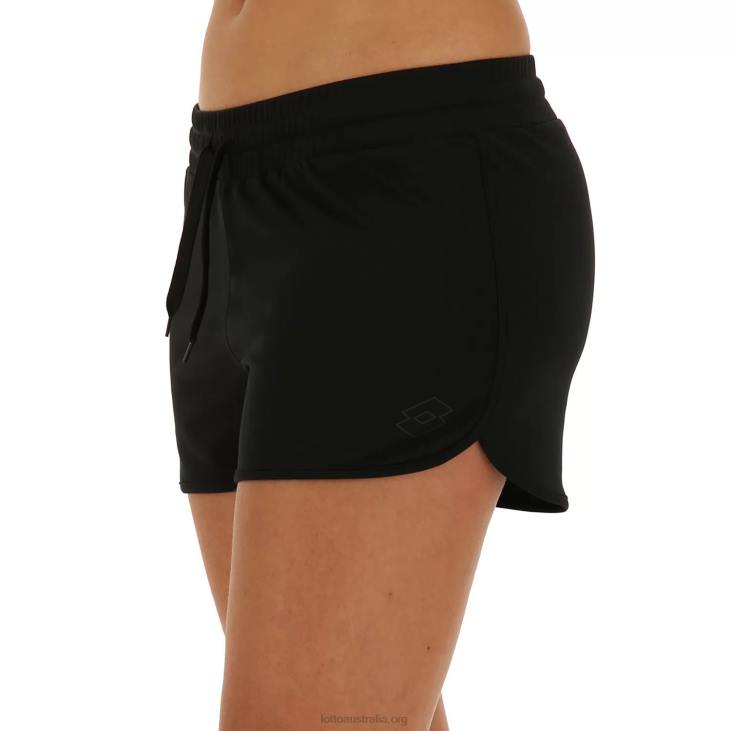 Women Lotto 204N1025 All Black Short Venezia W Pl