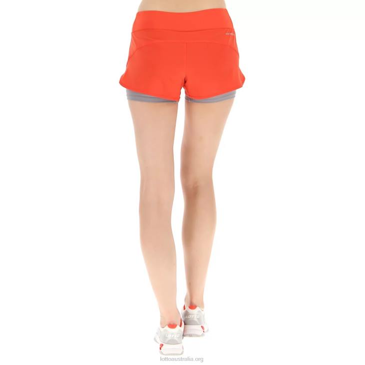 Women Lotto 204N1032 Red Poppy Top W IV Short