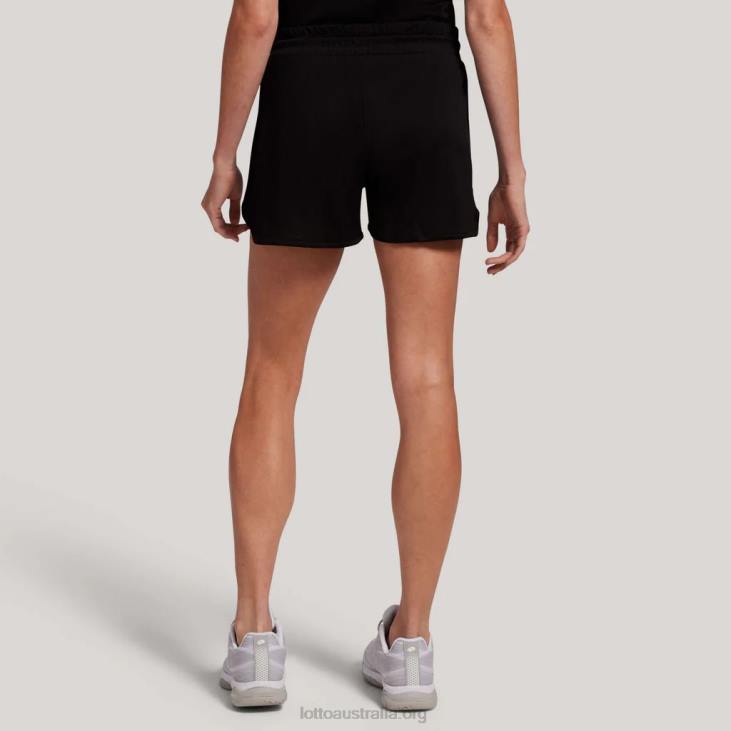 Women Lotto 204N1356 All Black Black Multi-Sport Shorts