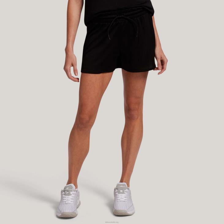 Women Lotto 204N1356 All Black Black Multi-Sport Shorts