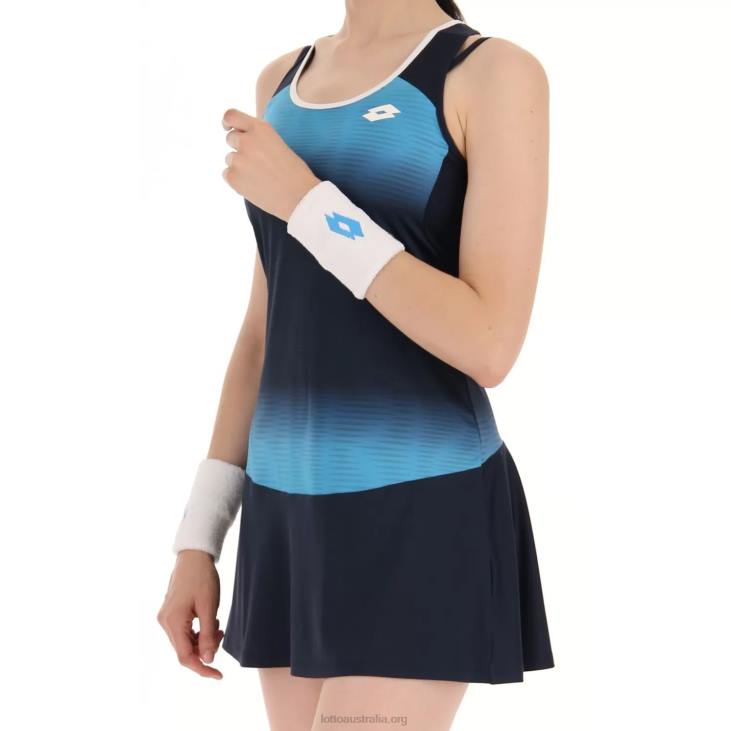 Women Lotto 204N1004 Blue Atoll/Navy Blue Top W IV Dress 2