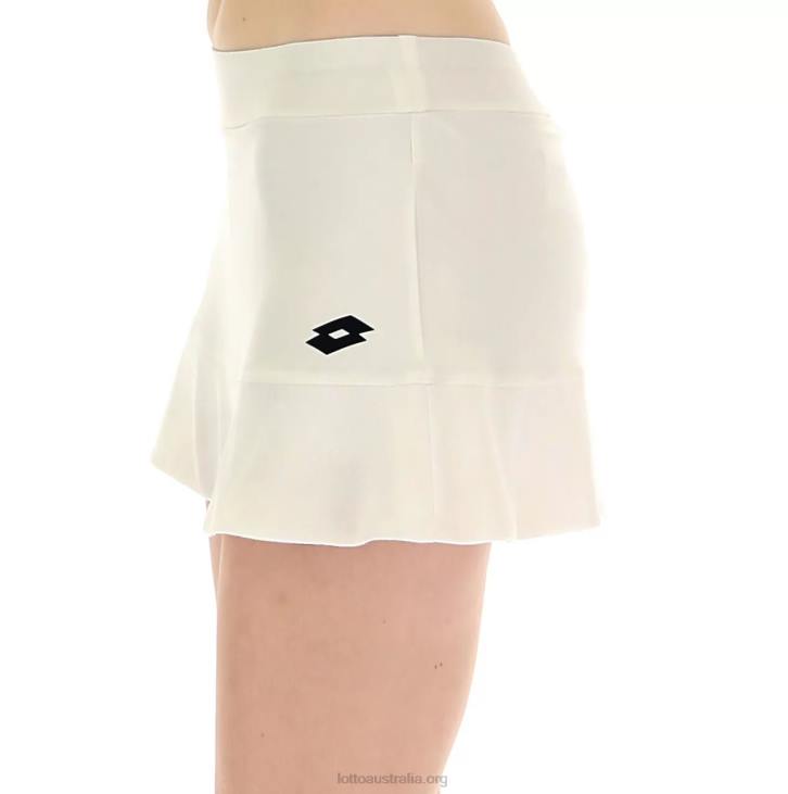 Women Lotto 204N1005 Bright White Squadra W II Skirt Pl