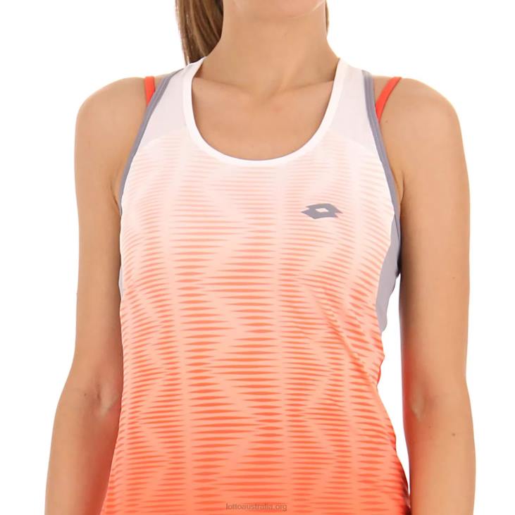 Women Lotto 204N1014 Red Poppy/Bright White Top W IV Dress 2