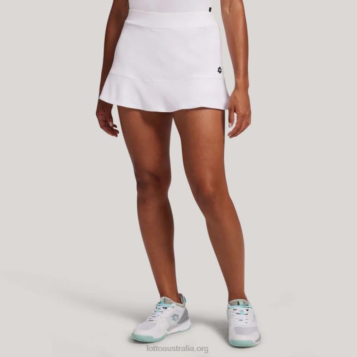 Women Lotto 204N1380 Bright White White Squadra Skirt