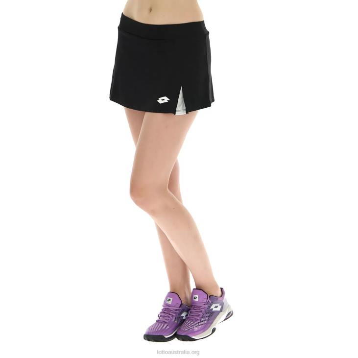 Women Lotto 204N989 All Black Top Ten W III Skirt Pl
