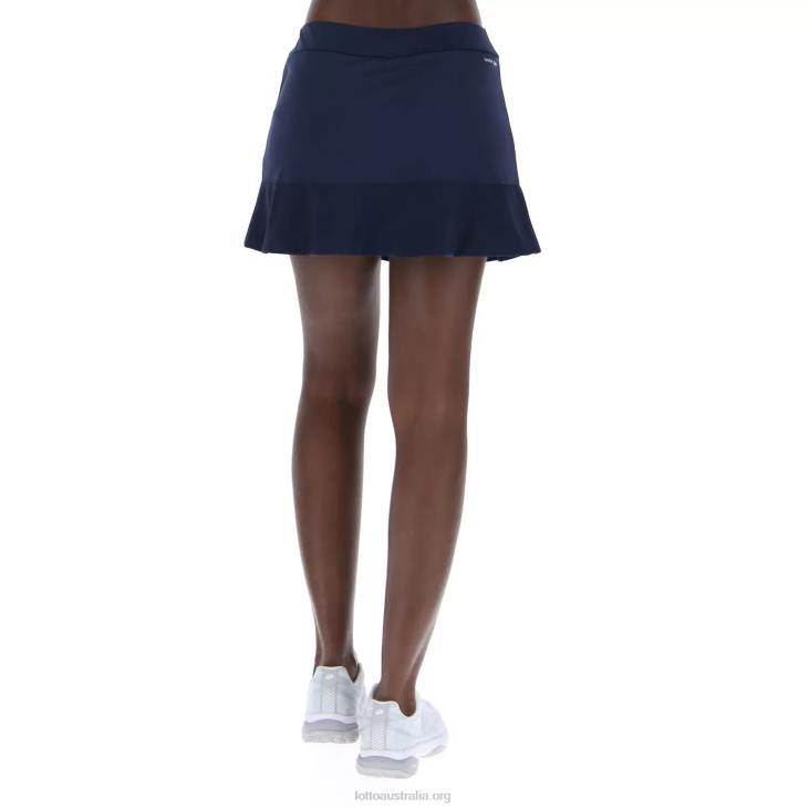 Women Lotto 204N994 Navy Blue Squadra W II Skirt Pl