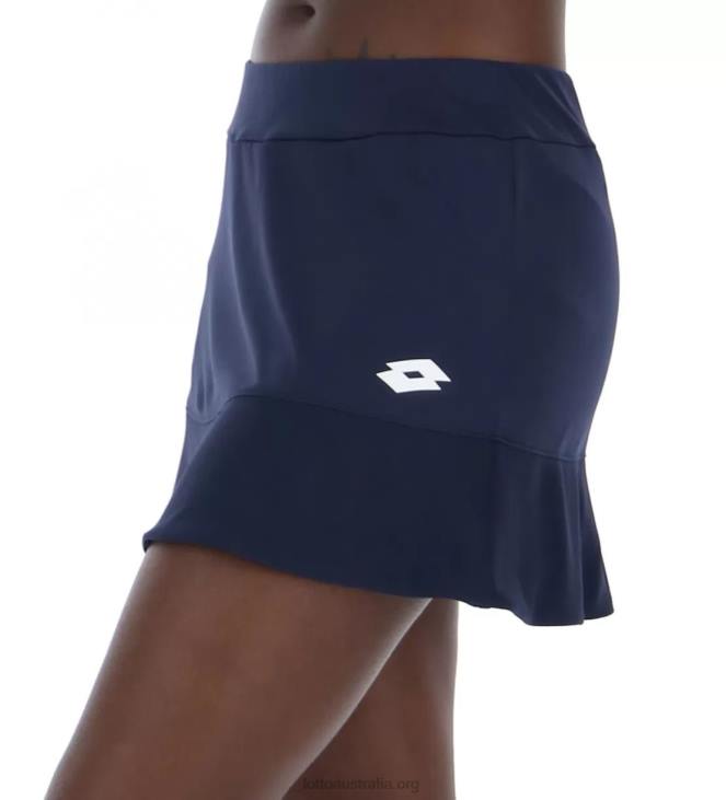 Women Lotto 204N994 Navy Blue Squadra W II Skirt Pl