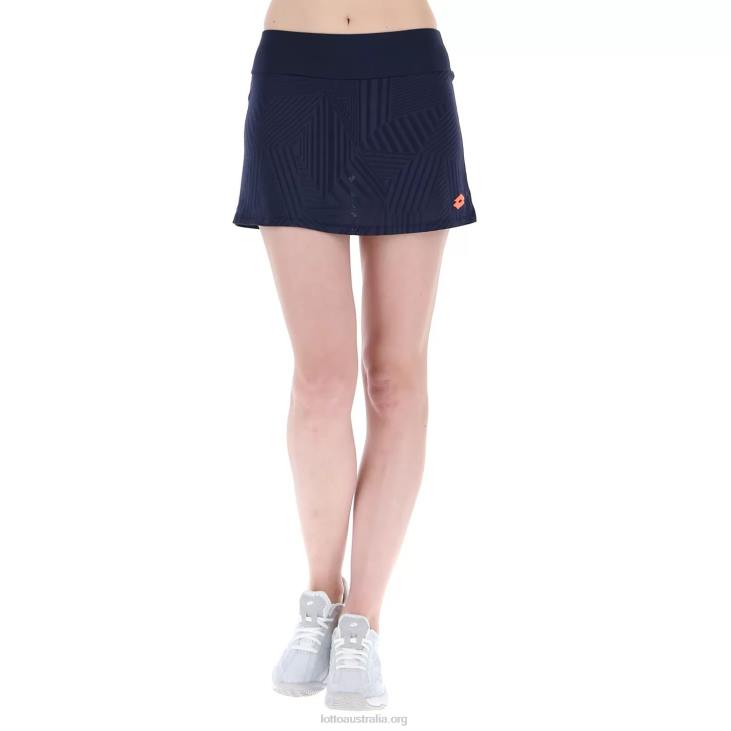 Women Lotto 204N999 Navy Blue Superrapida W V Skirt