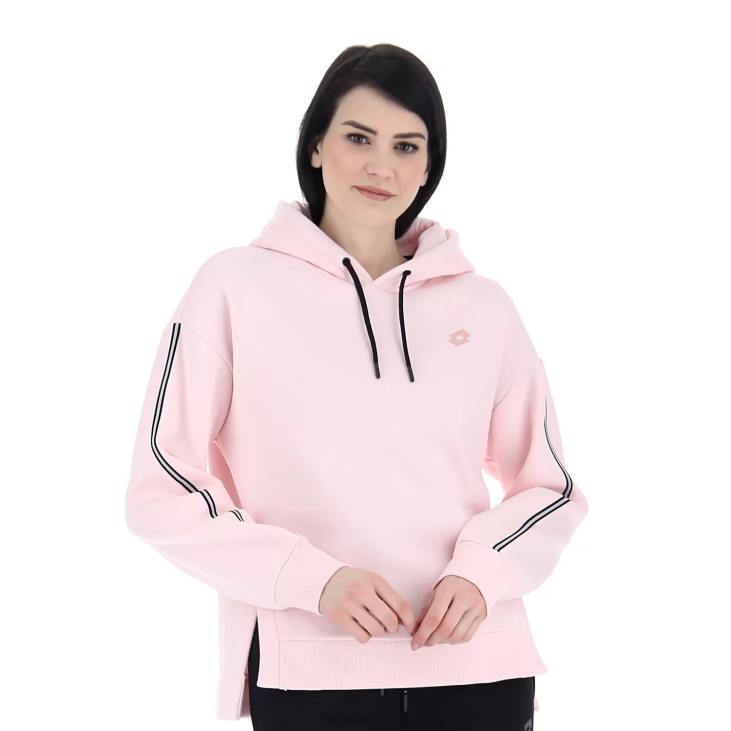 Women Lotto 204N821 Barely Pink Dinamico W V Sweat Hd Fl