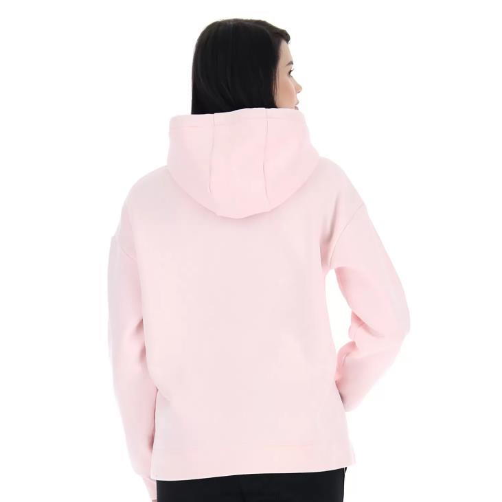 Women Lotto 204N821 Barely Pink Dinamico W V Sweat Hd Fl