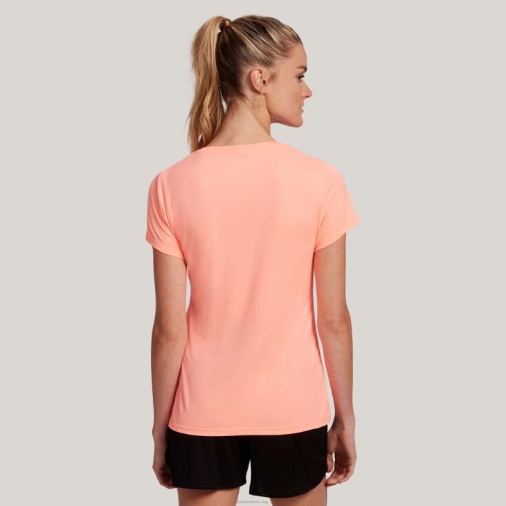Women Lotto 204N1323 Pink Neon Rose Rose Multi-Sport Tee