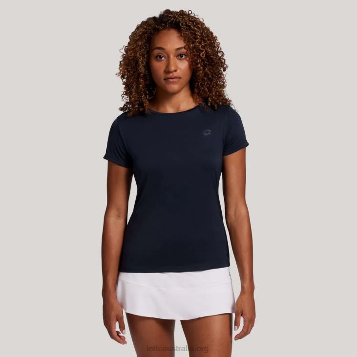 Women Lotto 204N1331 Navy Blue Navy Multi-Sport Tee