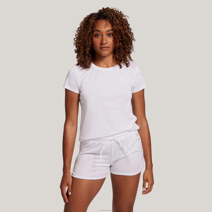 Women Lotto 204N1332 Bright White White Multi-Sport Tee