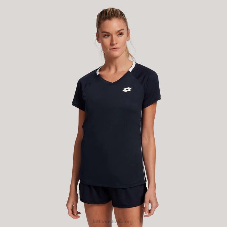 Women Lotto 204N1339 Navy Blue Navy Squadra Tee II
