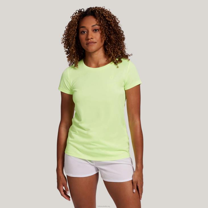 Women Lotto 204N1344 Yellow Neon Neon Yellow Multi-Sport Tee