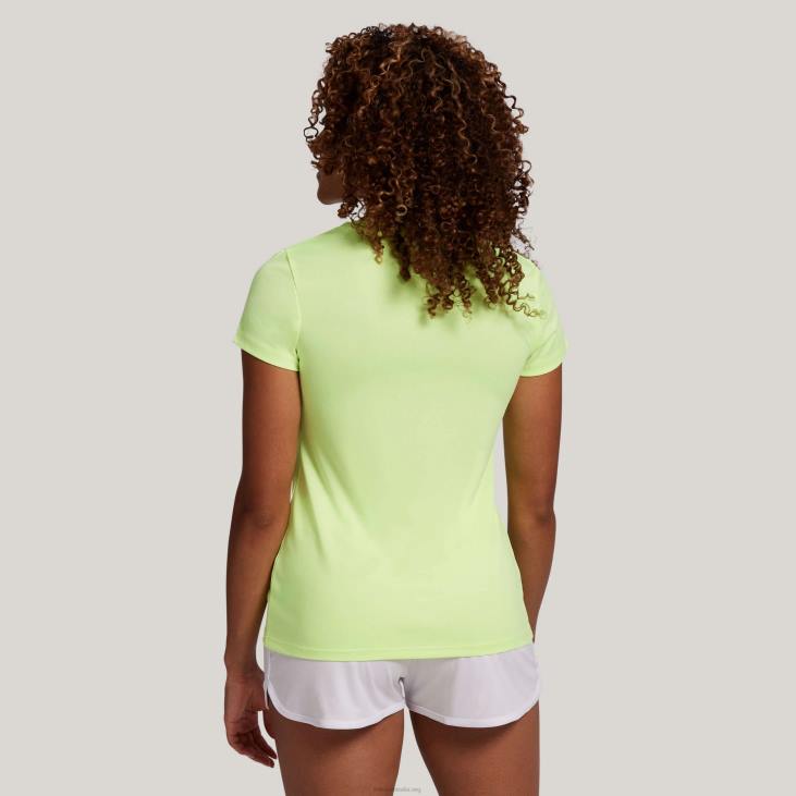 Women Lotto 204N1344 Yellow Neon Neon Yellow Multi-Sport Tee