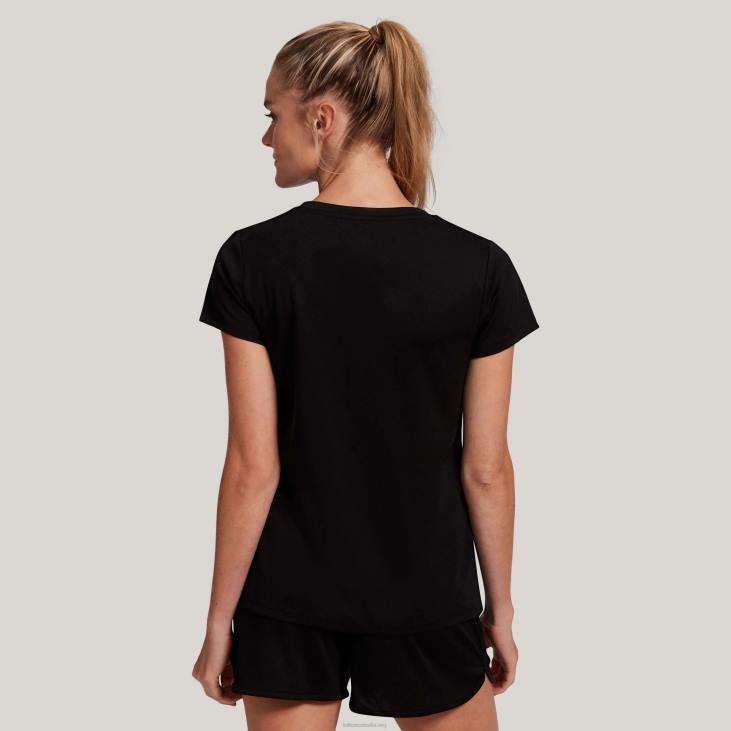 Women Lotto 204N1345 All Black Black Multi-Sport Tee
