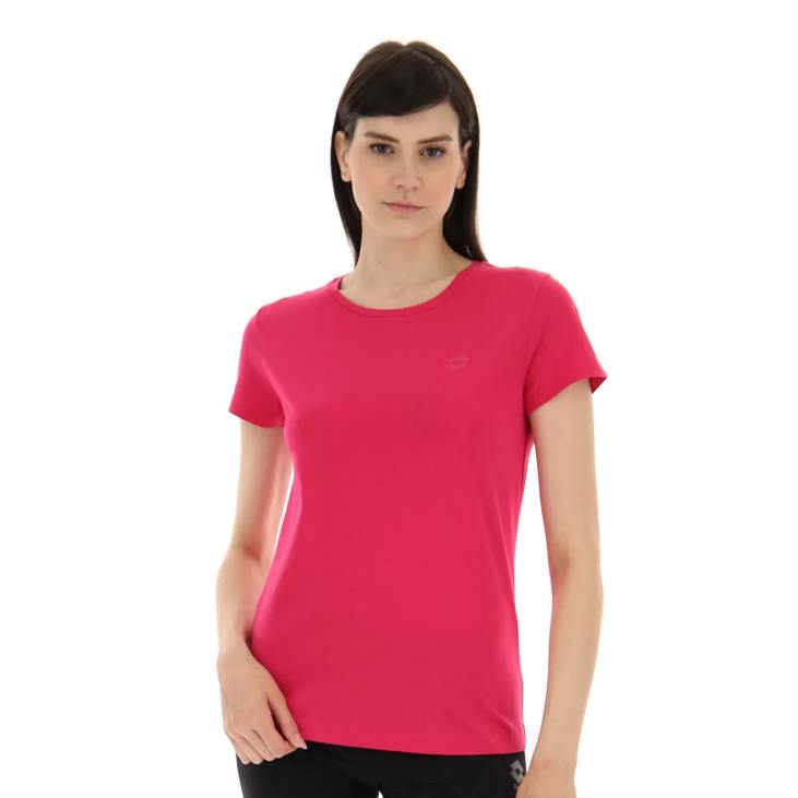 Women Lotto 204N883 Glamour Pink Msc W Tee