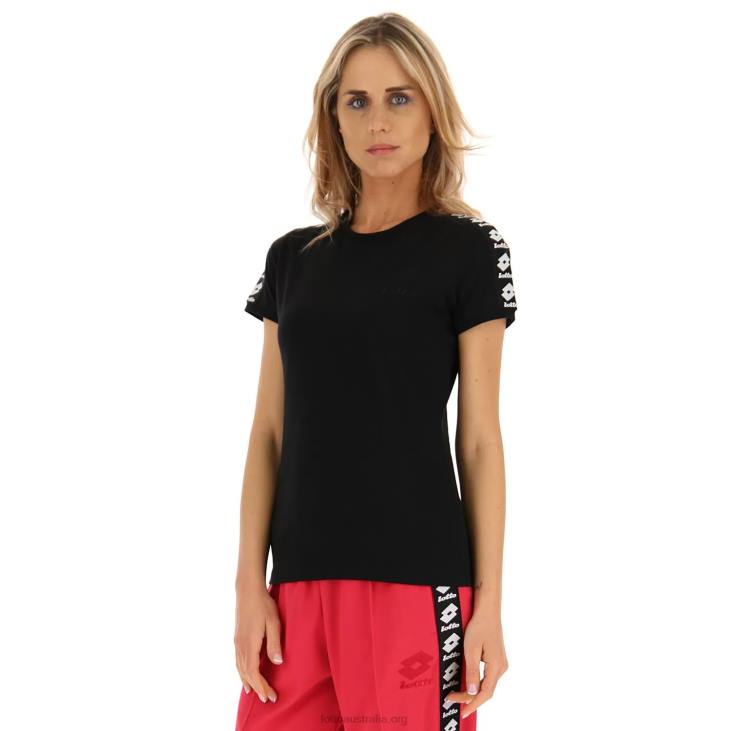 Women Lotto 204N891 All Black Athletica Icon W Tee