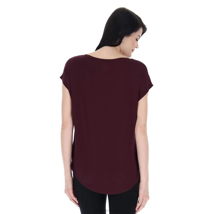 Women Lotto 204N895 Vineyard Dk Red Dinamico W V Tee VI