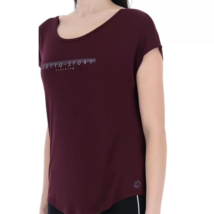 Women Lotto 204N895 Vineyard Dk Red Dinamico W V Tee VI