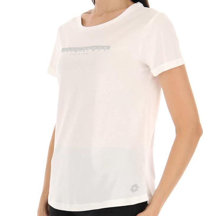 Women Lotto 204N897 Candy White Dinamico W V Tee Js
