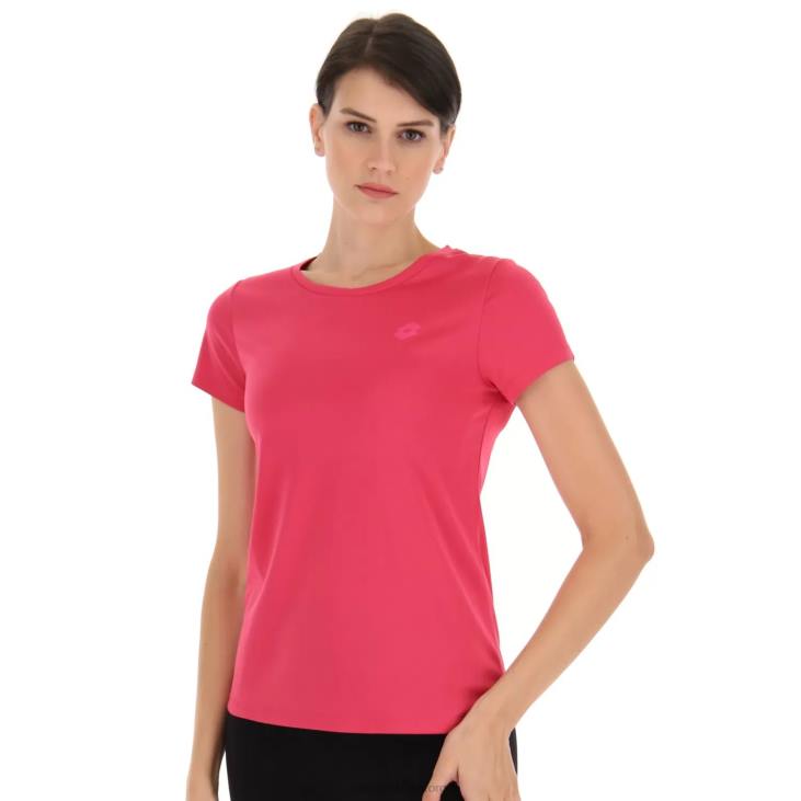 Women Lotto 204N910 Glamour Pink Msp W Tee