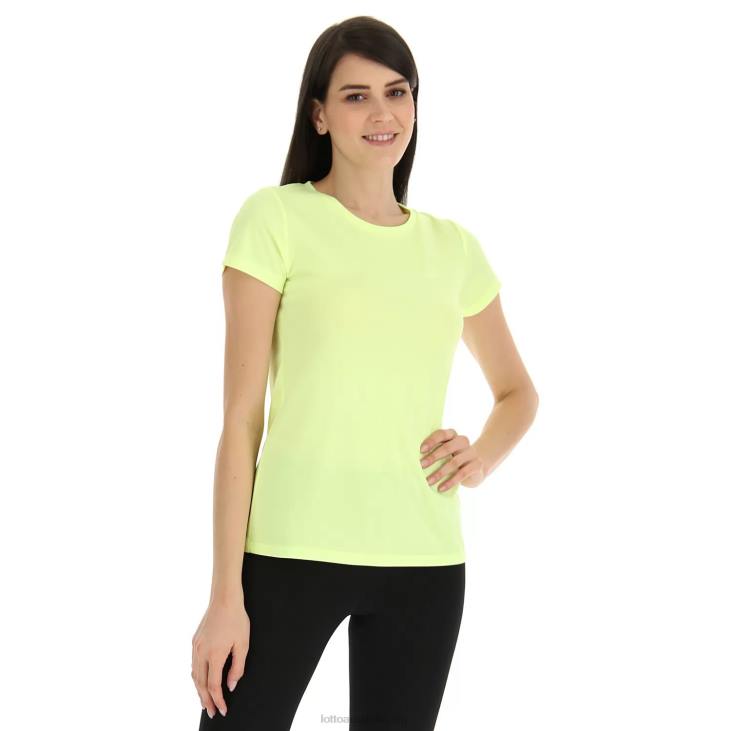 Women Lotto 204N911 Yellow Neon Msp W Tee