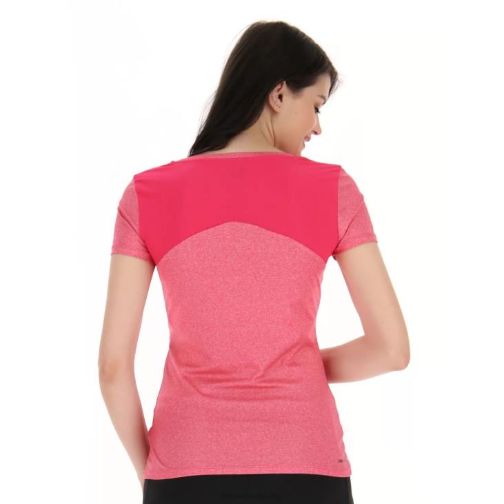 Women Lotto 204N912 Glamour Pink Run Fit W Tee Mel