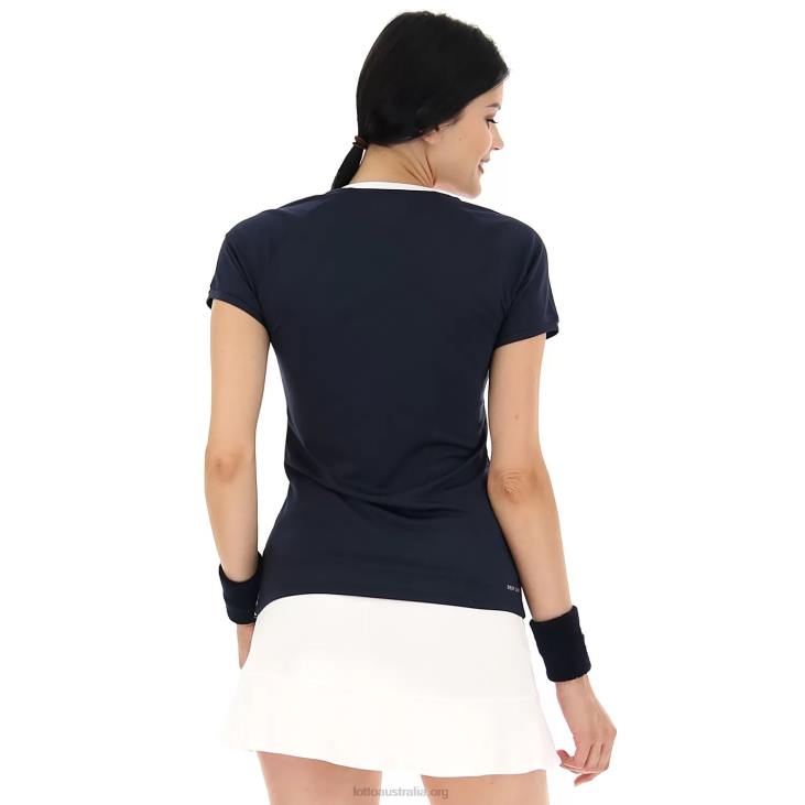 Women Lotto 204N926 Navy Blue Squadra W II Tee Pl