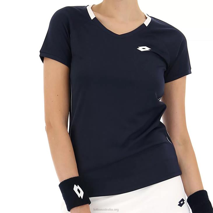 Women Lotto 204N926 Navy Blue Squadra W II Tee Pl