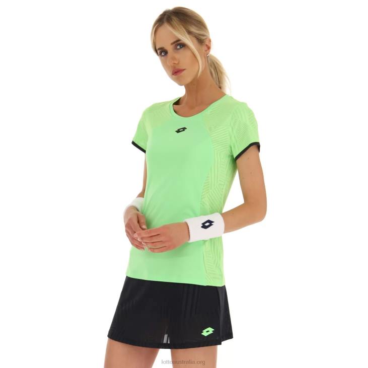 Women Lotto 204N931 Green Apple Neo Superrapida W V Tee