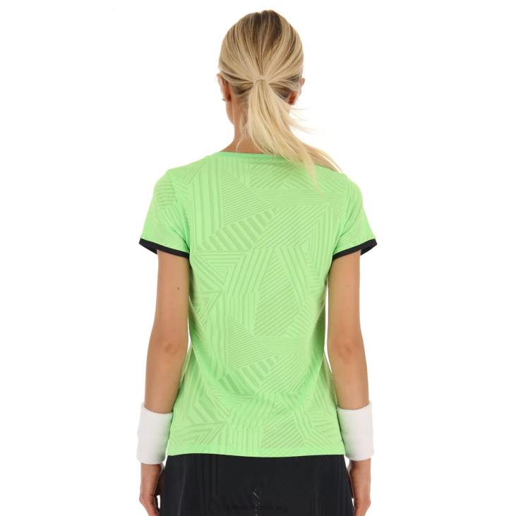 Women Lotto 204N931 Green Apple Neo Superrapida W V Tee