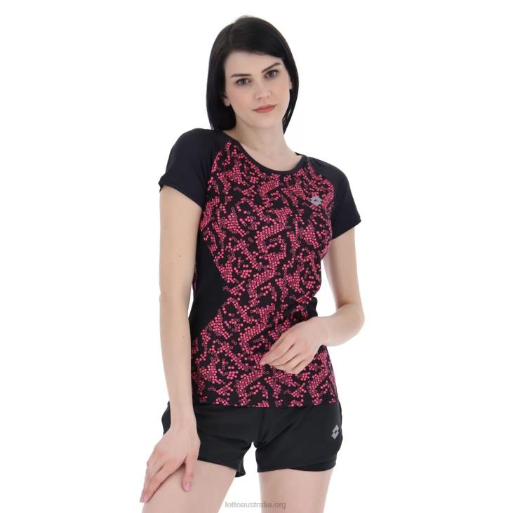 Women Lotto 204N935Run & Fit W Tee Prt4 Pl