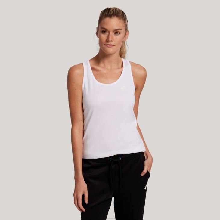 Women Lotto 204N1336 Bright White White Multi-Sport Tank