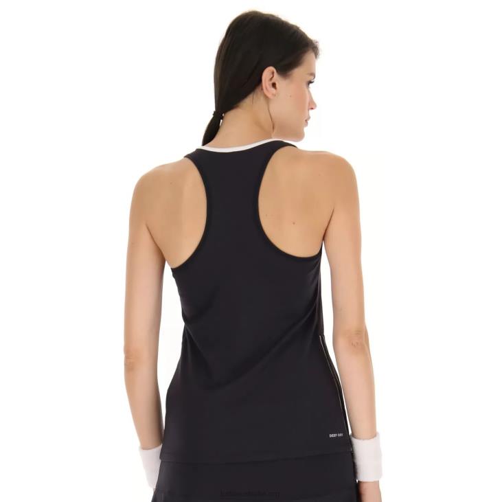 Women Lotto 204N984 All Black Squadra W II Tank Pl
