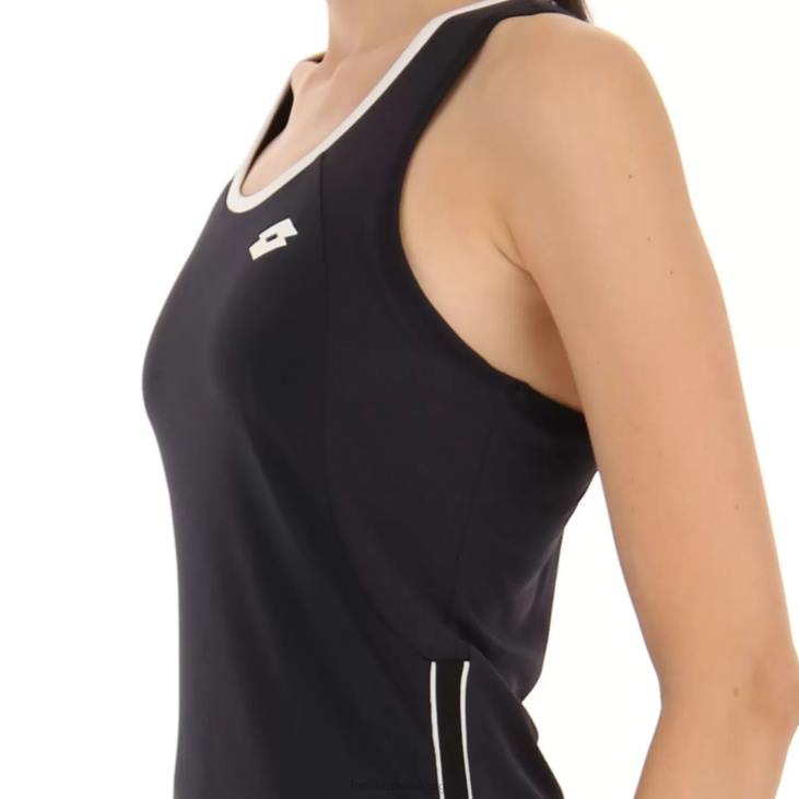 Women Lotto 204N984 All Black Squadra W II Tank Pl