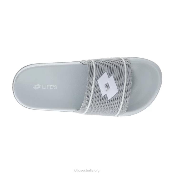 Women Lotto 204N806 Vapor Gray/All White Moku W